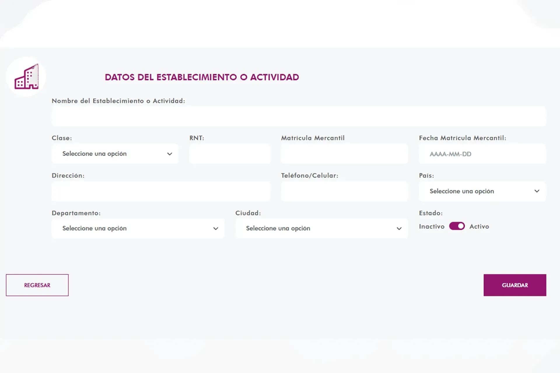 REGISTRO DE ALOJAMIENTOS FONTUR