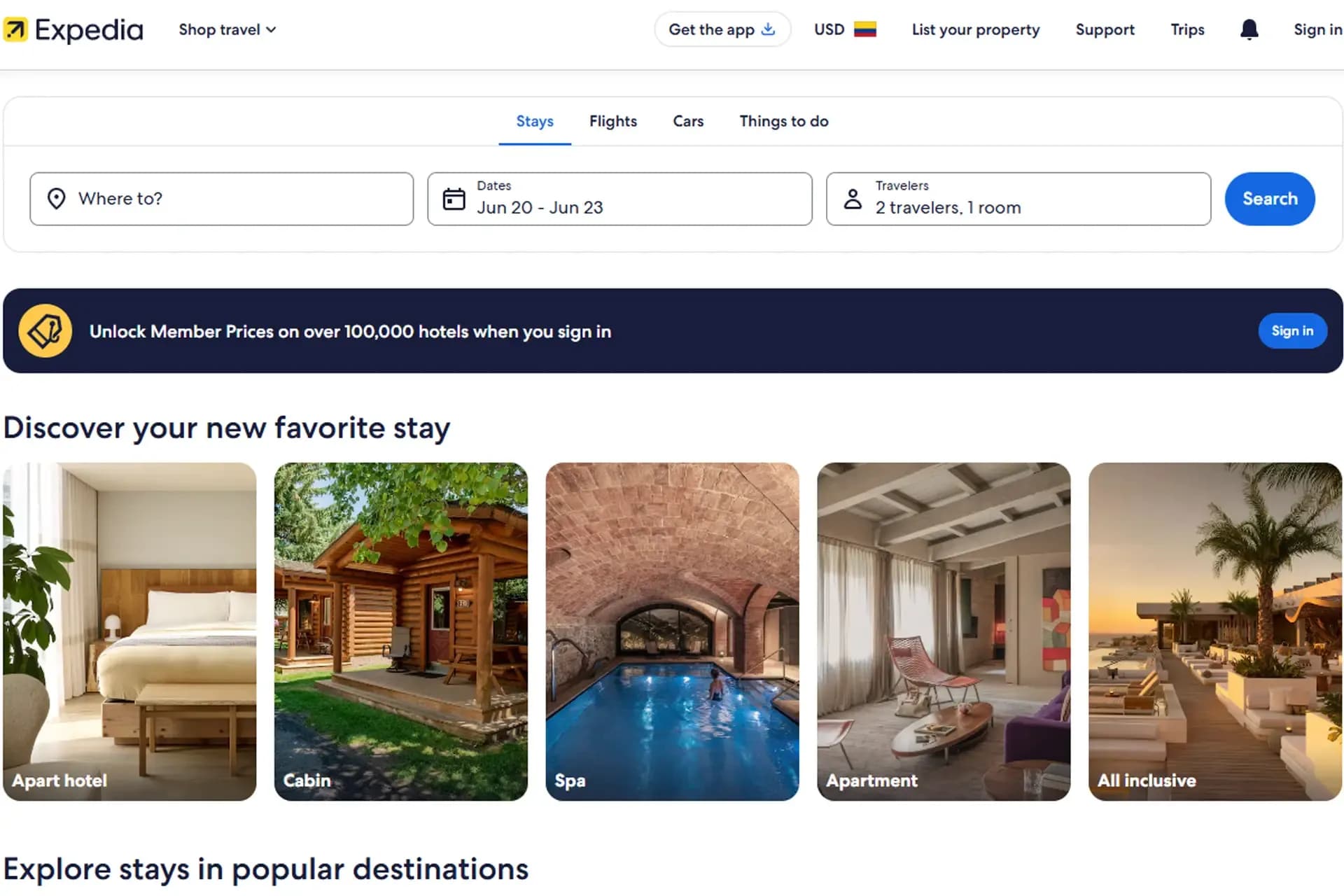 mejores plataformas para renta de propiedades turisticas - expidia